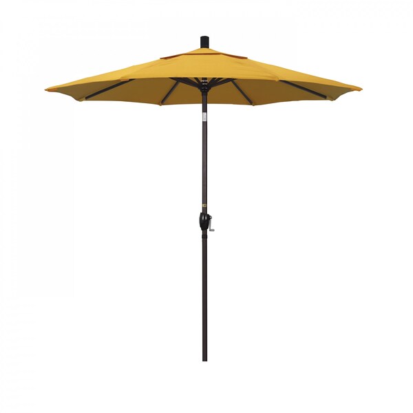 California Umbrella Patio Umbrella, Octagon, 95.5" H, Olefin Fabric, Lemon - 194061029862