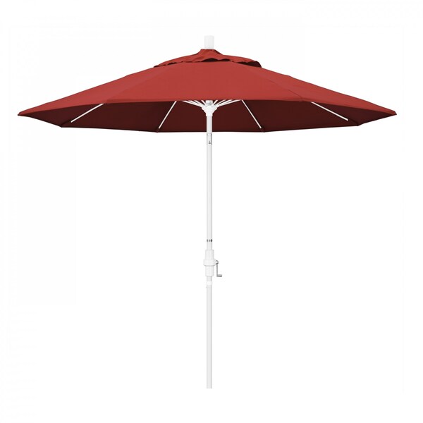California Umbrella Patio Umbrella, Octagon, 101" H, Olefin Fabric, Red - 194061027066