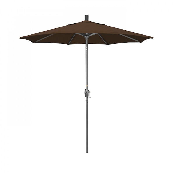 California Umbrella Patio Umbrella, Octagon, 95.5" H, Olefin Fabric, Teak - 194061029077