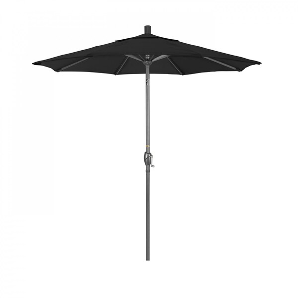 California Umbrella Patio Umbrella, Octagon, 95.5" H, Olefin Fabric, Black - 194061029039