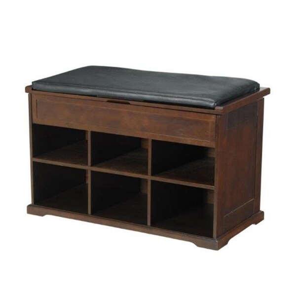 Merry Products Merry Products BCH0031721800 Wooden Shoe Bench - BCH0031721800