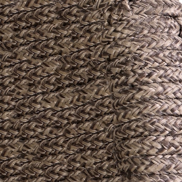 Armen Living Fanny Outdoor Patio Dining Chair in Dark Eucalyptus Wood and Truffle Rope - 840254335936