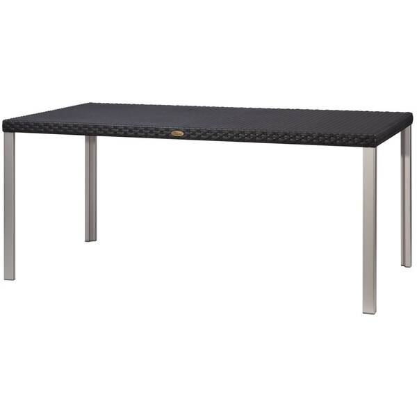 Lagoon Oslo Family Style Rattan Dining Table with Aluminum Legs - 7021K3-D2LGS