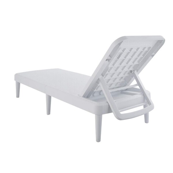 Lagoon Tahiti Resin Rattan Style Chaise Lounge - 7030W8-SSLGS