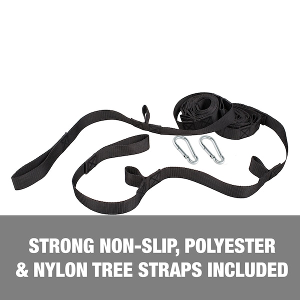Snow Joe Bliss Hammocks Hammock in a Bag w Mosquito Net  Adjustable Tree Straps - BH-406XLS-N-MM