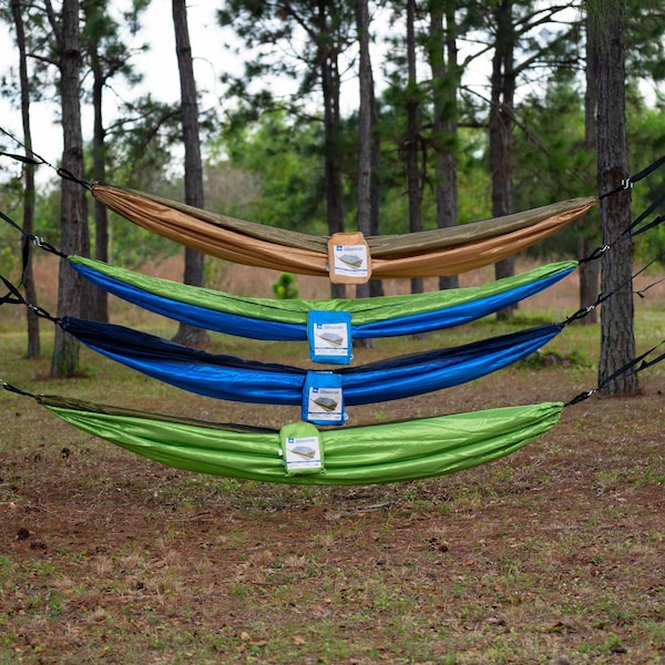 Snow Joe Bliss Hammocks Hammock in a Bag w Mosquito Net  Adjustable Tree Straps - BH-406XLS-N-MM
