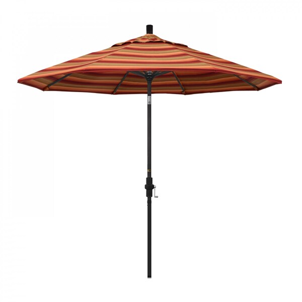 California Umbrella Patio Umbrella, Octagon, 102.38" H, Sunbrella Fabric, Astoria Sunset - 194061019153
