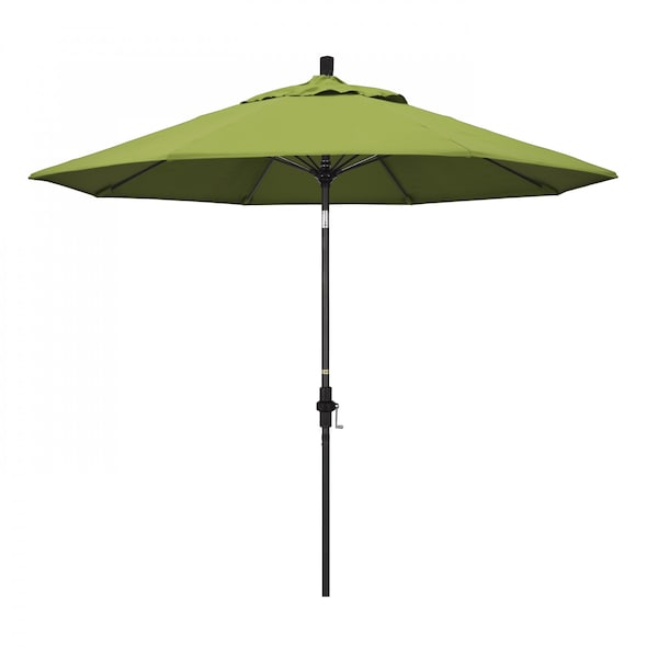 California Umbrella Patio Umbrella, Octagon, 101" H, Sunbrella Fabric, Macaw - 194061027677