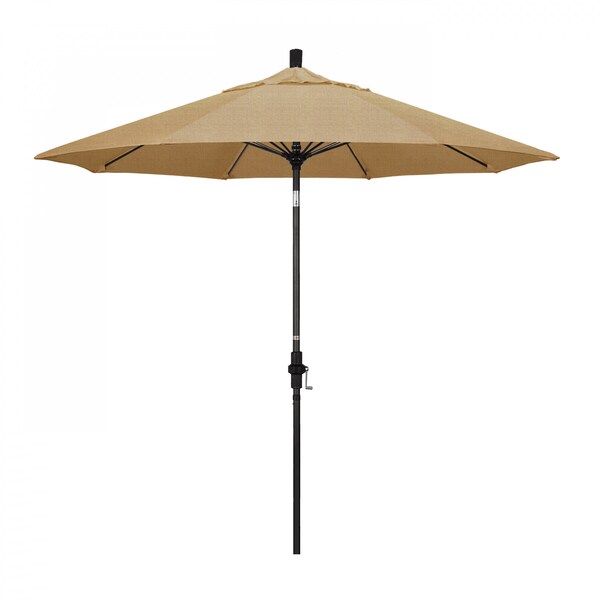 California Umbrella Patio Umbrella, Octagon, 101" H, Sunbrella Fabric, Linen Sesame - 194061027912