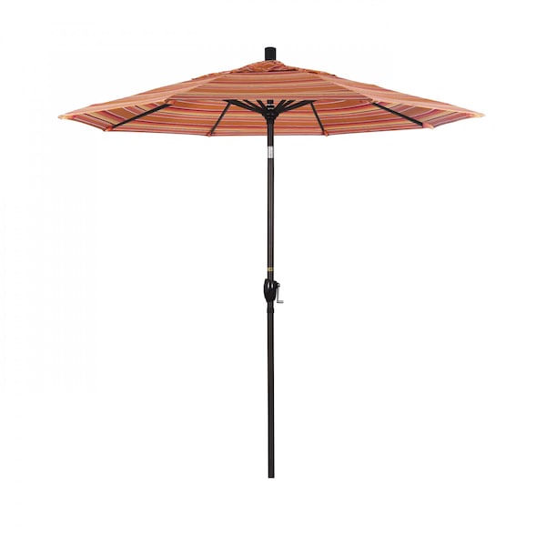 California Umbrella Patio Umbrella, Octagon, 95.5" H, Sunbrella Fabric, Dolce Mango - 194061029701