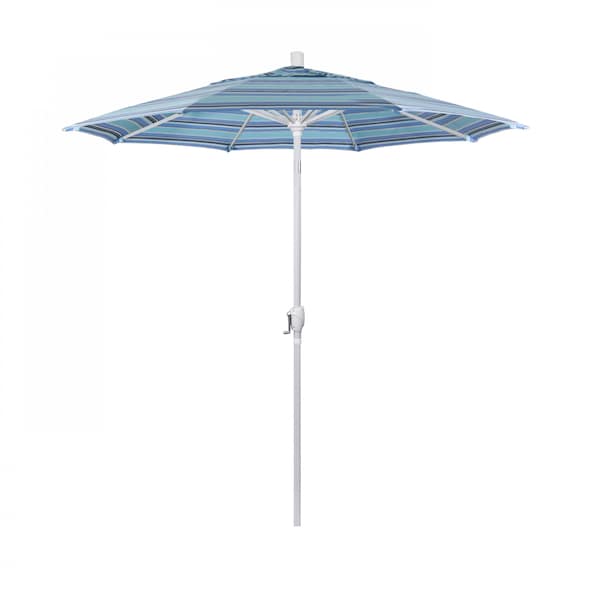 California Umbrella Patio Umbrella, Octagon, 95.5" H, Sunbrella Fabric, Dolce Oasis - 194061030578