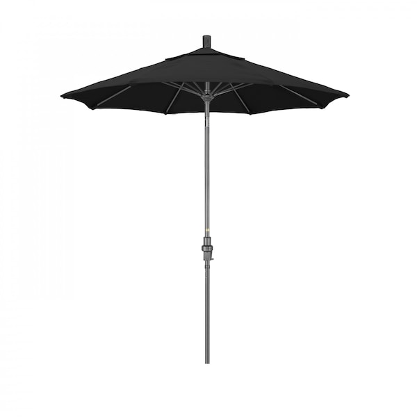 California Umbrella Patio Umbrella, Octagon, 102.5" H, Pacifica Fabric, Black - 194061023716