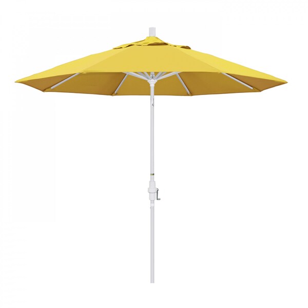 California Umbrella Patio Umbrella, Octagon, 102.38" H, Olefin Fabric, Lemon - 194061018408