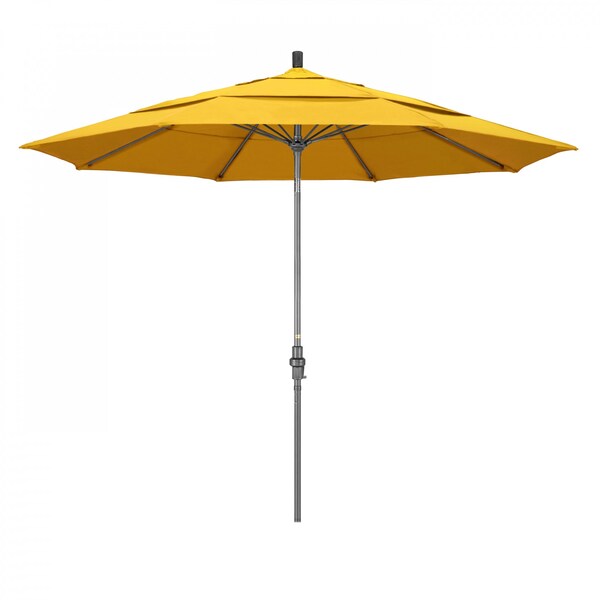 California Umbrella Patio Umbrella, Octagon, 109.5" H, Olefin Fabric, Lemon - 194061020166