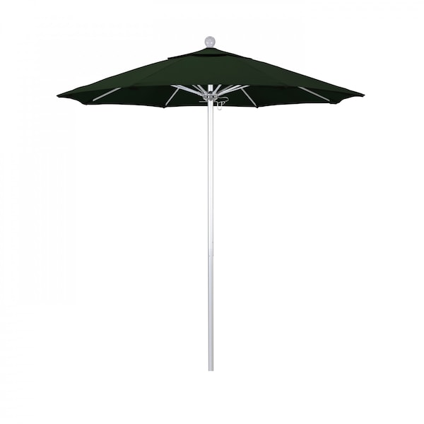 California Umbrella Patio Umbrella, Octagon, 96" H, Pacifica Fabric, Hunter Green - 194061003534