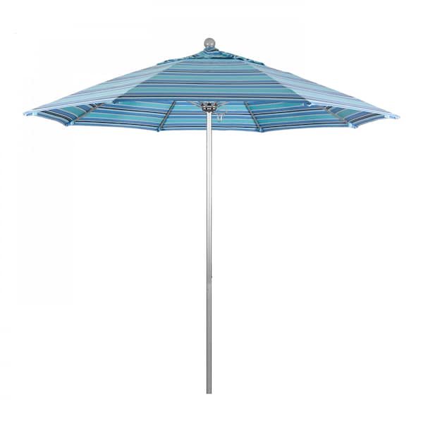 California Umbrella Patio Umbrella, Octagon, 103" H, Sunbrella Fabric, Dolce Oasis - 194061005682