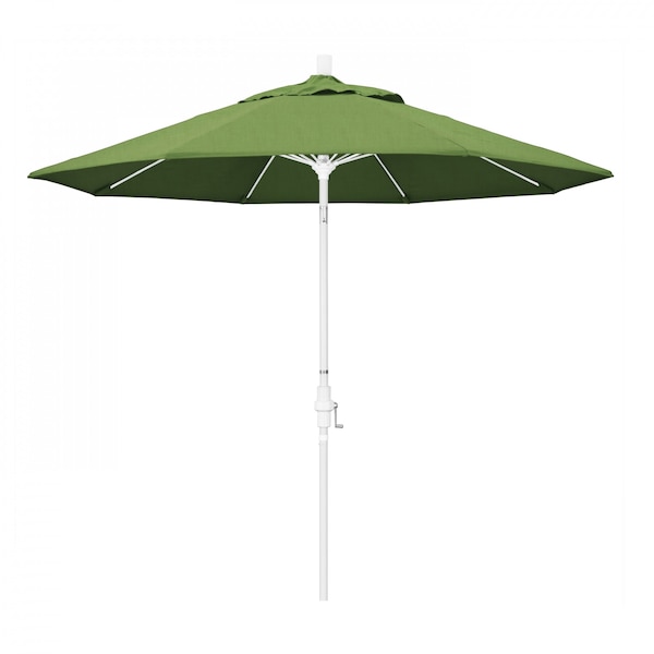 California Umbrella Patio Umbrella, Octagon, 101" H, Sunbrella Fabric, Spectrum Cilantro - 194061026557