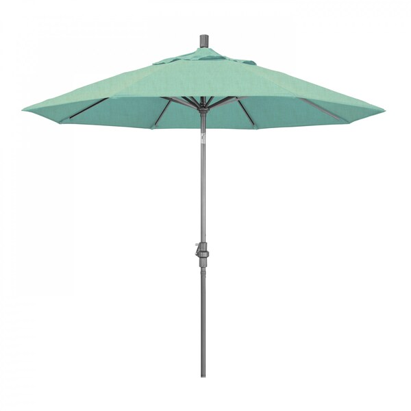 California Umbrella Patio Umbrella, Octagon, 102.38" H, Sunbrella Fabric, Spectrum Mist - 194061016060