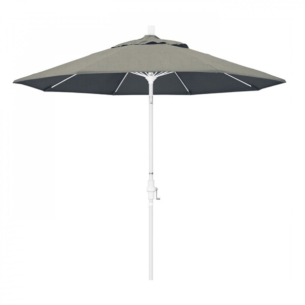 California Umbrella Patio Umbrella, Octagon, 101" H, Sunbrella Fabric, Spectrum Dove - 194061026564