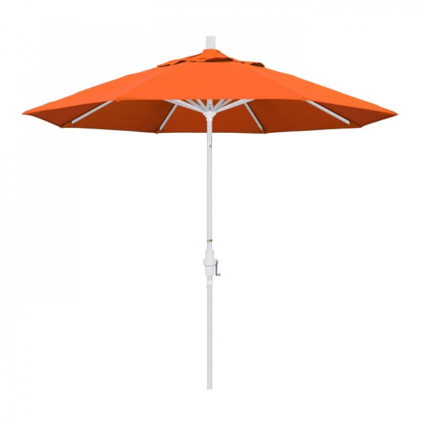 California Umbrella Patio Umbrella, Octagon, 102.38" H, Sunbrella Fabric, Melon - 194061018040