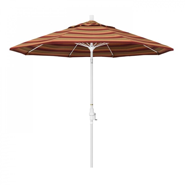 California Umbrella Patio Umbrella, Octagon, 101" H, Sunbrella Fabric, Astoria Sunset - 194061026939