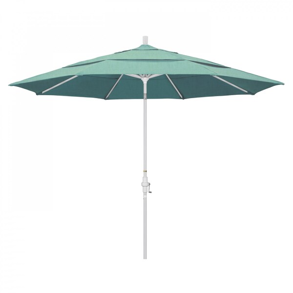 California Umbrella Patio Umbrella, Octagon, 110.5" H, Sunbrella Fabric, Spectrum Mist - 194061014387