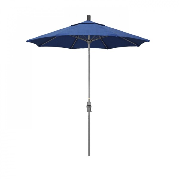 California Umbrella Patio Umbrella, Octagon, 102.5" H, Sunbrella Fabric, Regatta - 194061023365