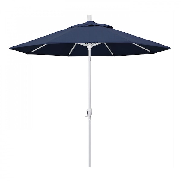 California Umbrella Patio Umbrella, Octagon, 101" H, Sunbrella Fabric, Spectrum Indigo - 194061033753