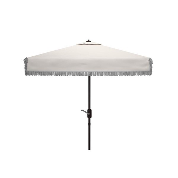 Safavieh 7.5 ft. Milan Square Umbrella, White - PAT8408C