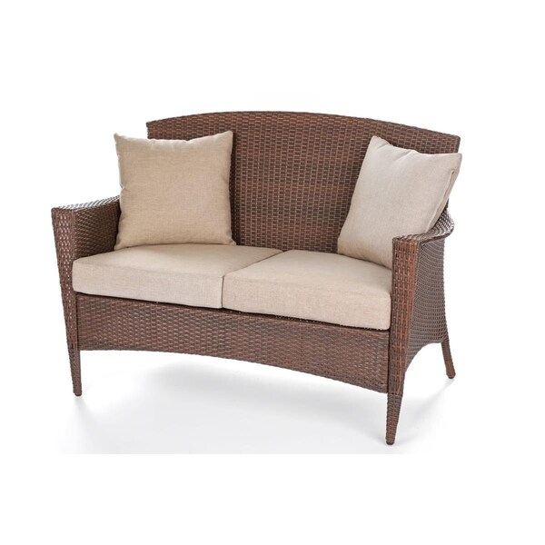 Bold Fontier Galleon Collection Outdoor Garden Patio Furniture Loveseat - BO3278654