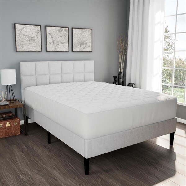 Guarderia Made From Hypo-Allergenic Bamboo Fiber Rayon- Skirted Bed Protector Mattress Cover; Twin Size - GU3242867