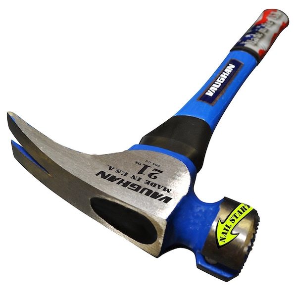 Vaughan CF21FG 21 oz California Framing Hammer Milled Face - 11650