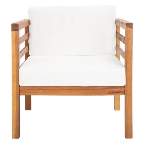 Safavieh Kinnell Outdoor Armchair, Natural & Beige - PAT7301A