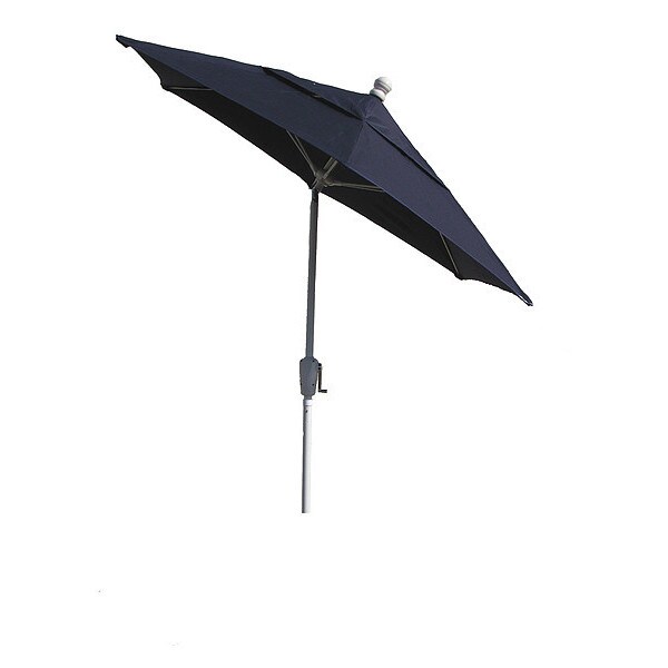 Fiberbuilt Patio Tilt Umbrella Crnk, Navy Blue, 7.5Ft - 7HCRW-T-NAVY BLUE