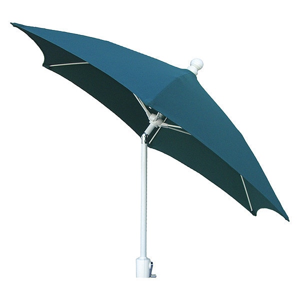 Fiberbuilt Patio Tilt Umbrella Crank White, Green, 7.5 ft. - 7HCRW-T-FOREST GREEN
