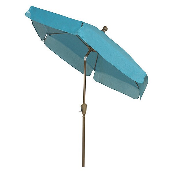 Fiberbuilt Garden Tilt Umbrella Crank Cb, Teal, 7.5ft. - 7GCRCB-T-TEAL