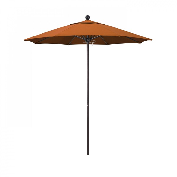 California Umbrella Patio Umbrella, Octagon, 96" H, Sunbrella Fabric, Tuscan - 194061003794