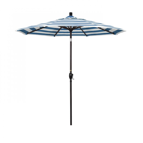 California Umbrella Patio Umbrella, Octagon, 95.5" H, Sunbrella Fabric, Cabana Regatta - 194061029770