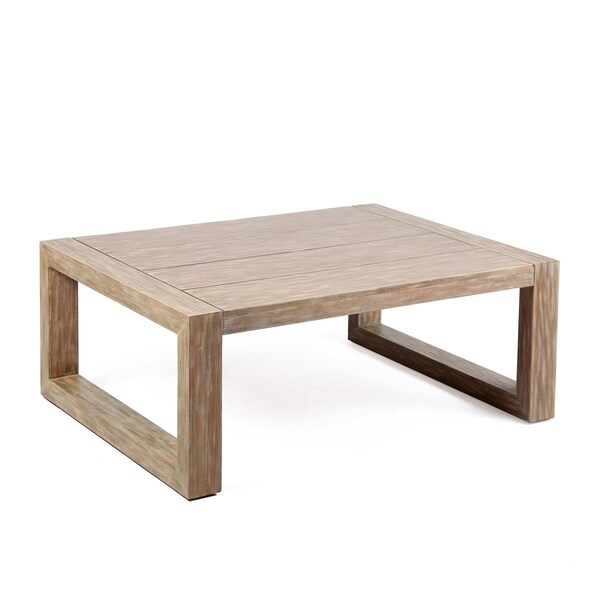 Tento Campait 15 in. Paradise Outdoor Patio Coffee Table in Eucalyptus Wood & Teak - TE3324742