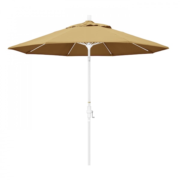 California Umbrella Patio Umbrella, Octagon, 101" H, Sunbrella Fabric, Wheat - 194061026717