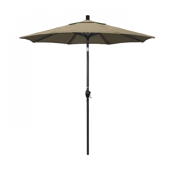 California Umbrella Patio Umbrella, Octagon, 95.5" H, Sunbrella Fabric, Heather Beige - 194061031384