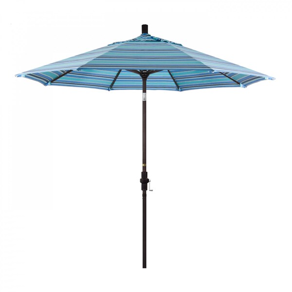 California Umbrella Patio Umbrella, Octagon, 102.38" H, Sunbrella Fabric, Dolce Oasis - 194061017333