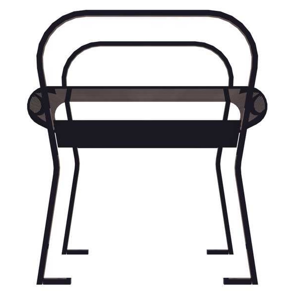 Thomas Steele Outdoor Bench, 71 in. L, 20 in. W, Blue - CRF-6-VS-MBL