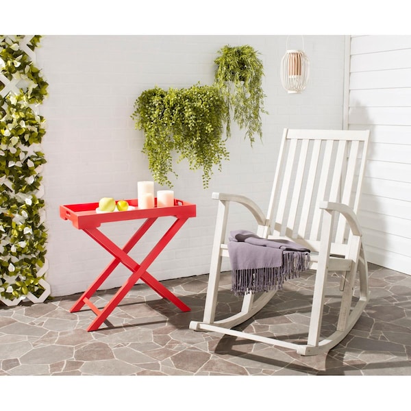 Safavieh Clayton Rocking Chair, White - PAT7003C