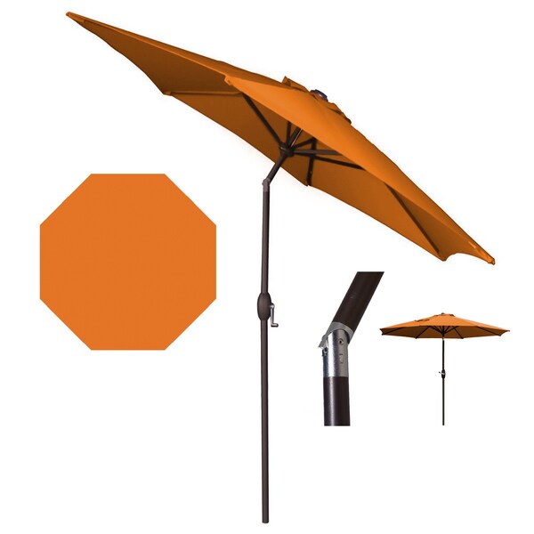 Panama Jack Outdoor Panama Jack Orange 9 Ft Alum Patio Umbrella W/Crank - PJO-6001-ORG