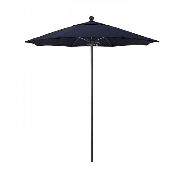 California Umbrella Patio Umbrella, Octagon, 96" H, Olefin Fabric, Navy - 194061004081