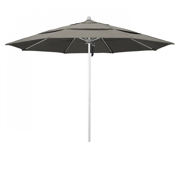 California Umbrella Patio Umbrella, Octagon, 107" H, Pacifica Fabric, Taupe - 194061000823