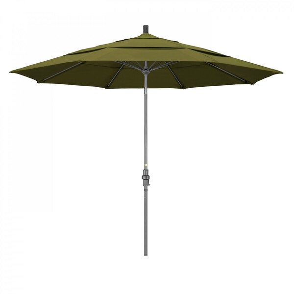 California Umbrella Patio Umbrella, Octagon, 109.5" H, Pacifica Fabric, Palm - 194061020371