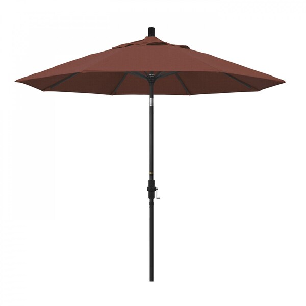 California Umbrella Patio Umbrella, Octagon, 102.38" H, Olefin Fabric, Terracotta - 194061019368