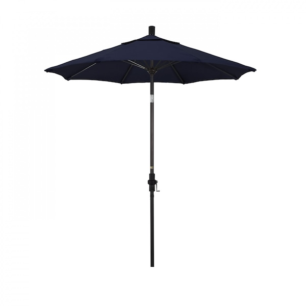 California Umbrella Patio Umbrella, Octagon, 102.5" H, Olefin Fabric, Navy - 194061024379